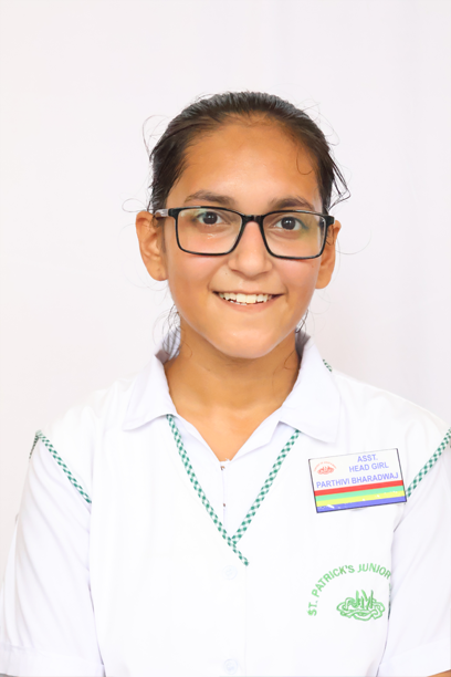PARTHIVI BHARADWAJ(ASST. HEAD GIRL)